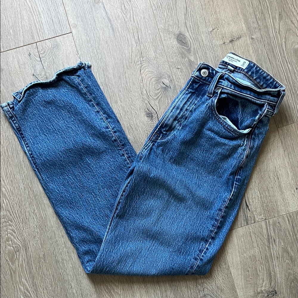 Abercrombie & Fitch Light Blue High Rise Jeans